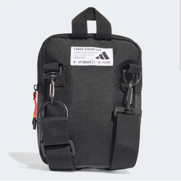 Adidas Parkhood Bag, Black Orange - Picture 5 of 10